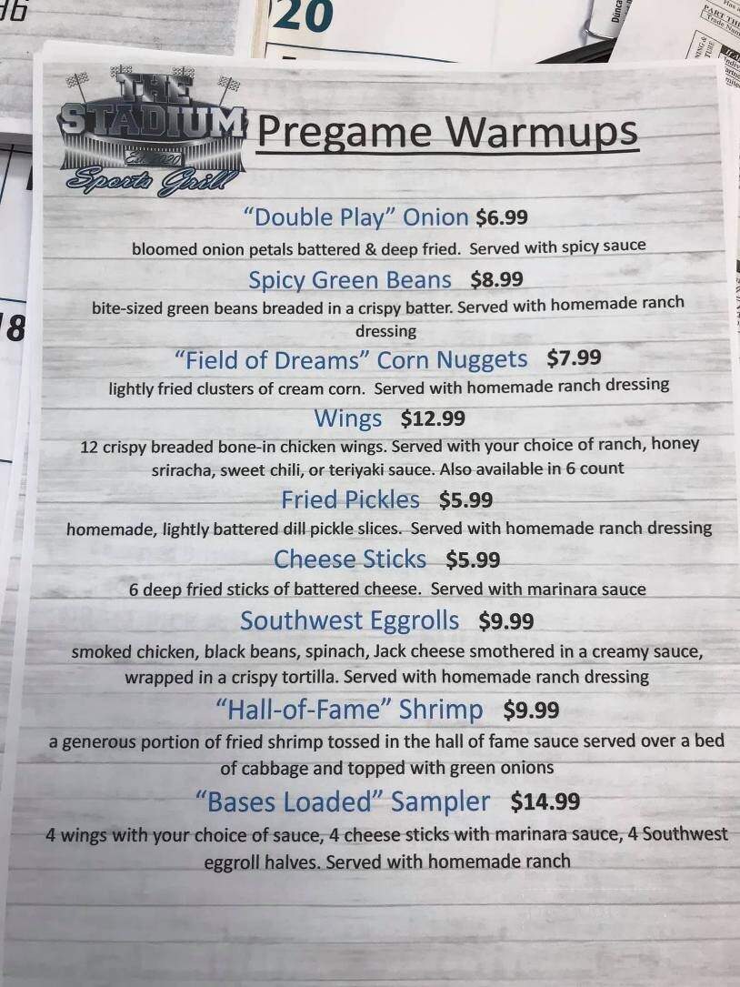 The Stadium Sports Grill - DeRidder, LA