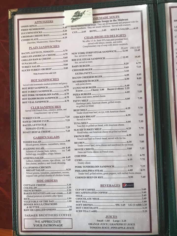 Barnhouse Restaurant - Kewanee, IL menu_pic
