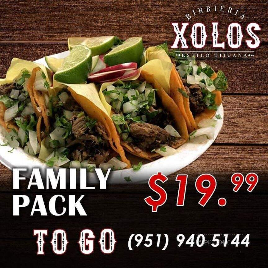 Birrieria Xolos - Perris, CA menu_pic