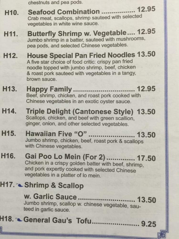 China Mountain Restaurant - North Chelmsford, MA menu_pic