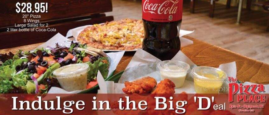 The Pizza Place - Highlands, NC menu_pic