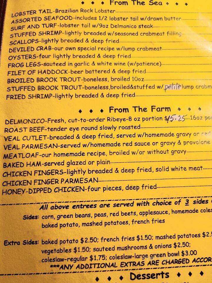 Lengyel's Restaurant - Nesquehoning, PA menu_pic
