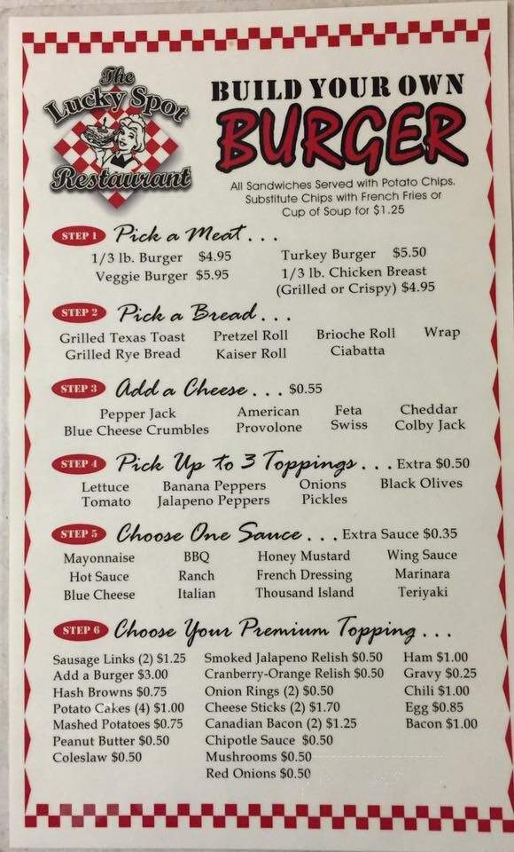 Lucky Spot Restaurant - Hanover, PA menu_pic