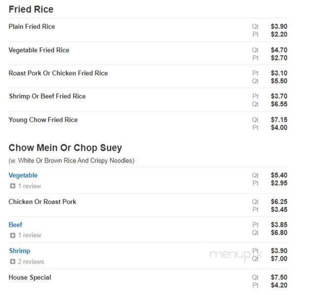 King's Wok Chinese Restaurant - Brookings, SD menu_pic