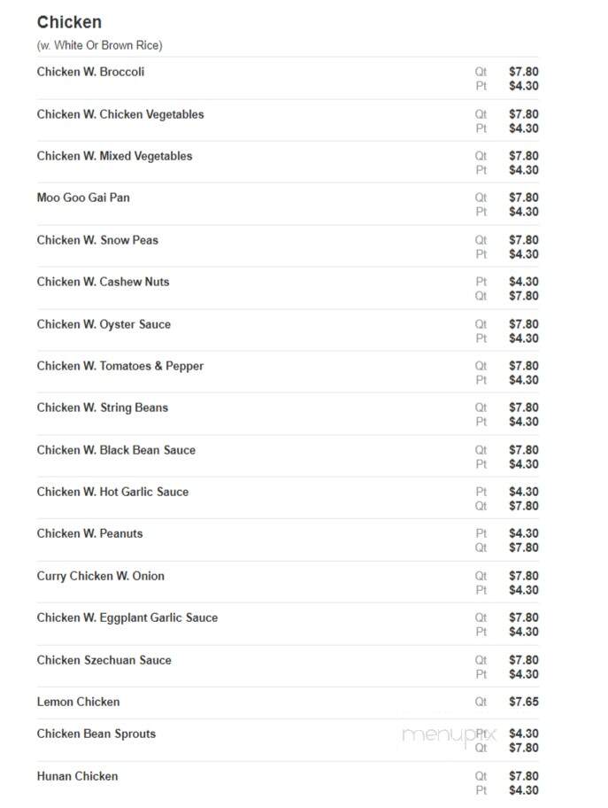 King's Wok Chinese Restaurant - Brookings, SD menu_pic