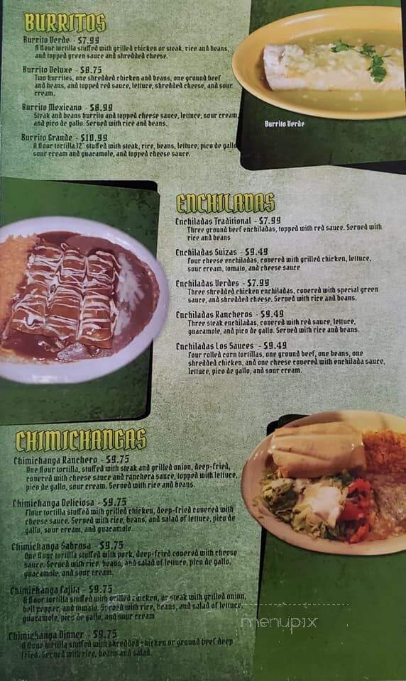 Los Sauces Mexican Restaurant - Decatur, IL menu_pic