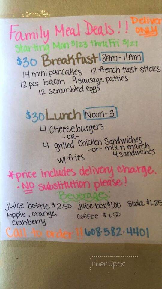 Boondocks Locker Room - Galesville, WI menu_pic