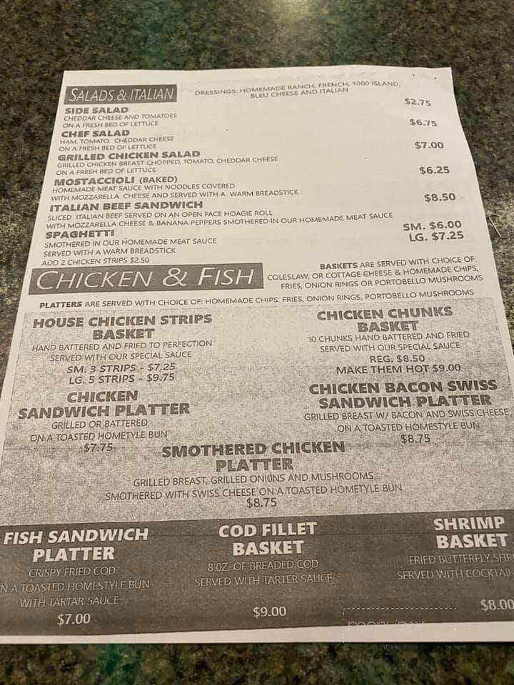 Bushy's Bar & Grill - Lyndon, IL menu_pic