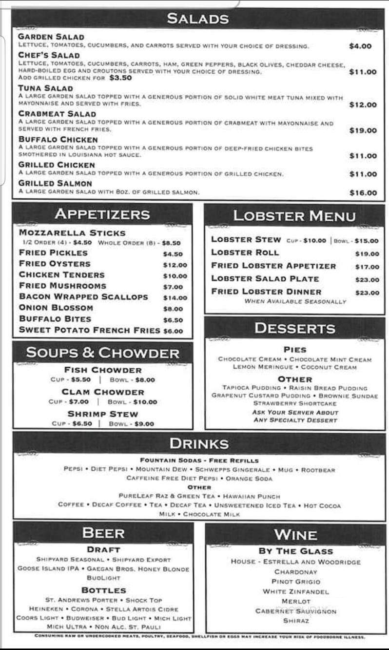 Reunion Station - Damariscotta, ME menu_pic