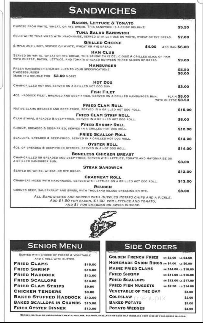 Reunion Station - Damariscotta, ME menu_pic