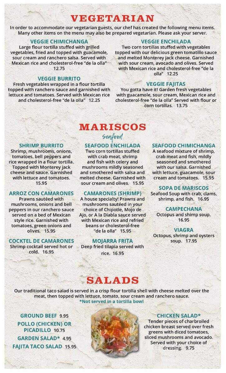 Guadalajara - Watertown, SD menu_pic
