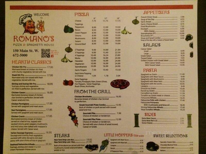 Romano's Pizza & Spaghetti House - Saint John, NB