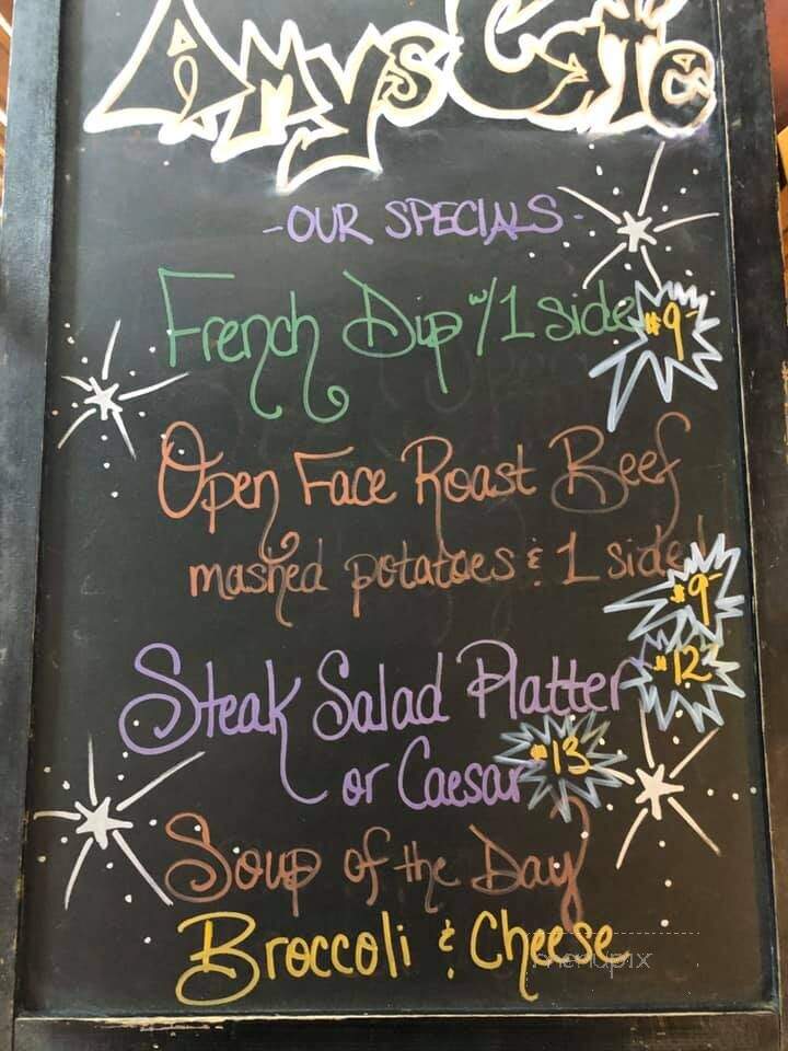 Amy's Cafe - Fredericksburg, VA menu_pic