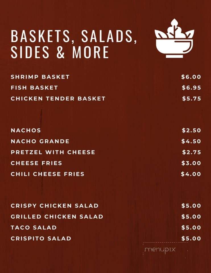 Palubicki's Eats 'n' Treats - Crandon, WI menu_pic