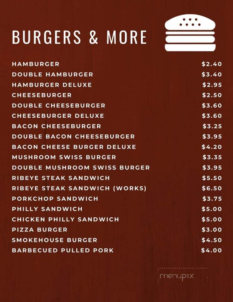 Palubicki's Eats 'n' Treats - Crandon, WI menu_pic
