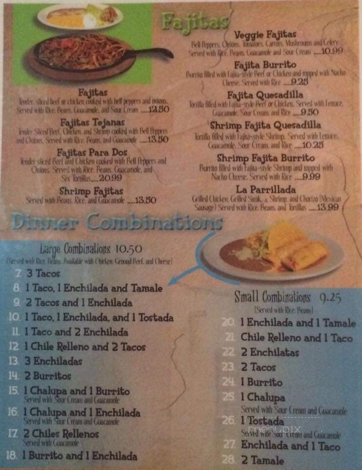 El Puente II - Romney, WV menu_pic
