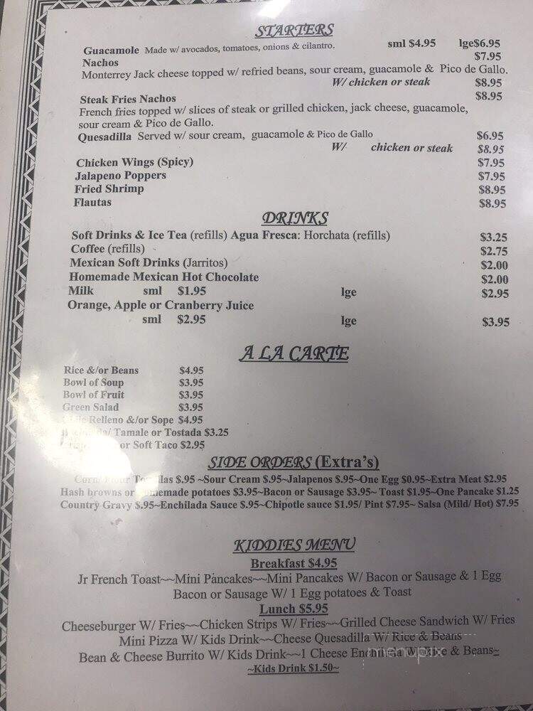 Tortilla Flats - Rio Vista, CA menu_pic
