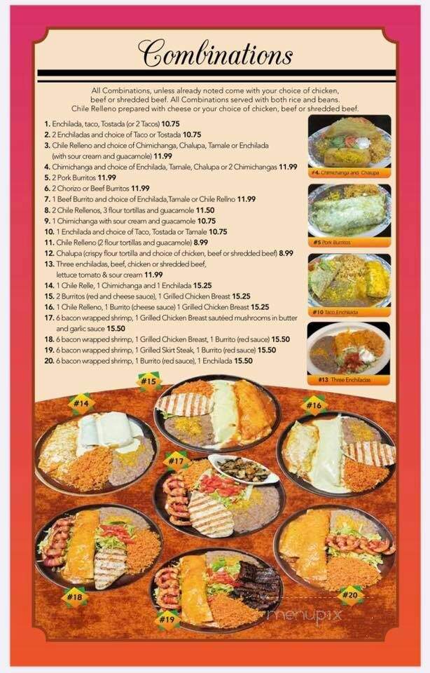Plaza Jalisco - Windom, MN menu_pic