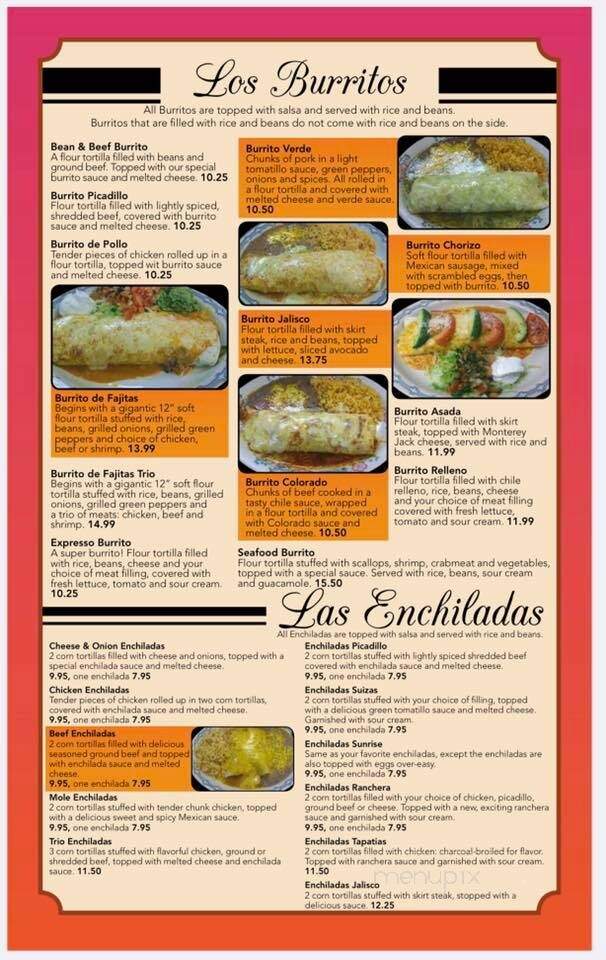 Plaza Jalisco - Windom, MN menu_pic