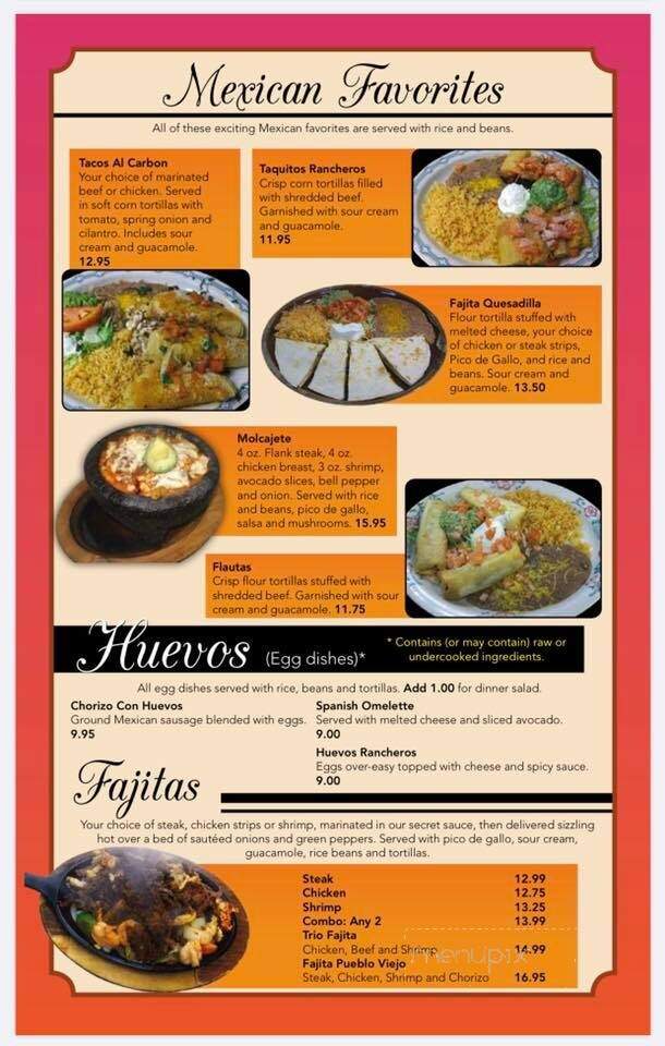 Plaza Jalisco - Windom, MN menu_pic