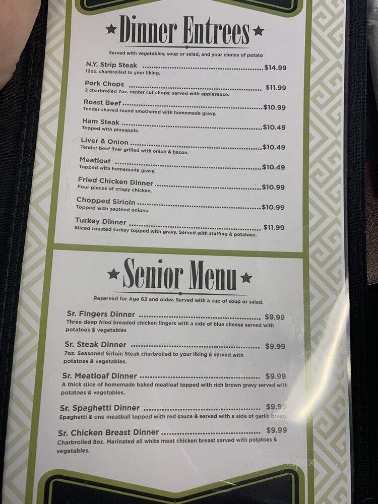Olive Leaf Family Restaurant - Lockport, NY menu_pic