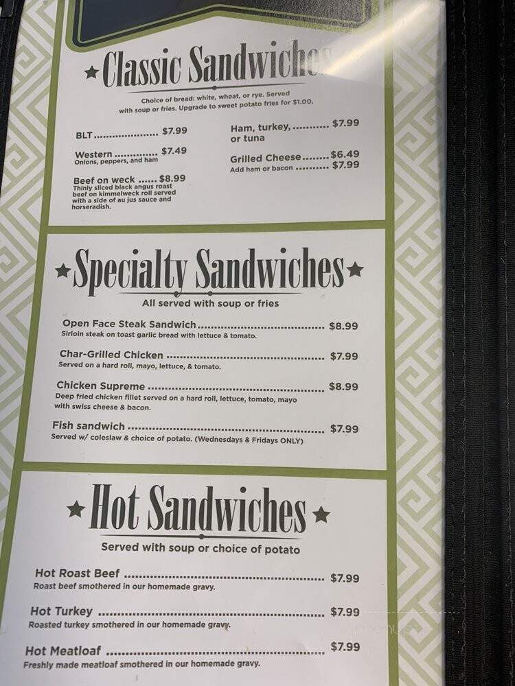 Olive Leaf Family Restaurant - Lockport, NY menu_pic