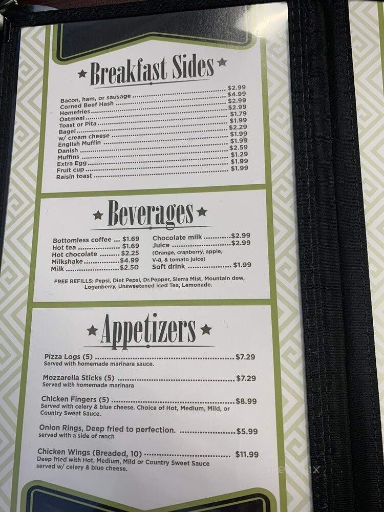 Olive Leaf Family Restaurant - Lockport, NY menu_pic
