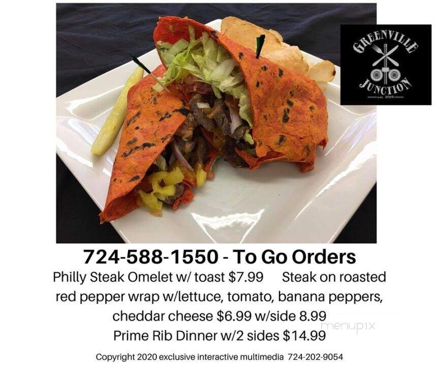 Greenville Junction - Greenville, PA menu_pic