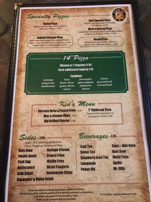 Mulligans - Jacksonville, IL menu_pic