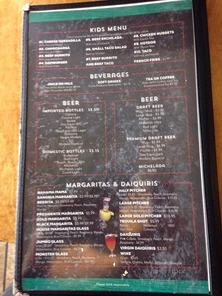 El Puerto - Pleasant Hill, MO menu_pic