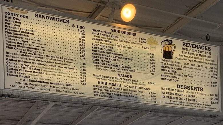 B & K Drive-In - Van Wert, OH menu_pic