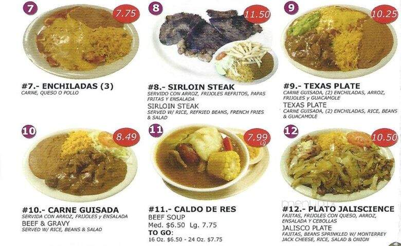Ranchito Taqueria - Waller, TX menu_pic