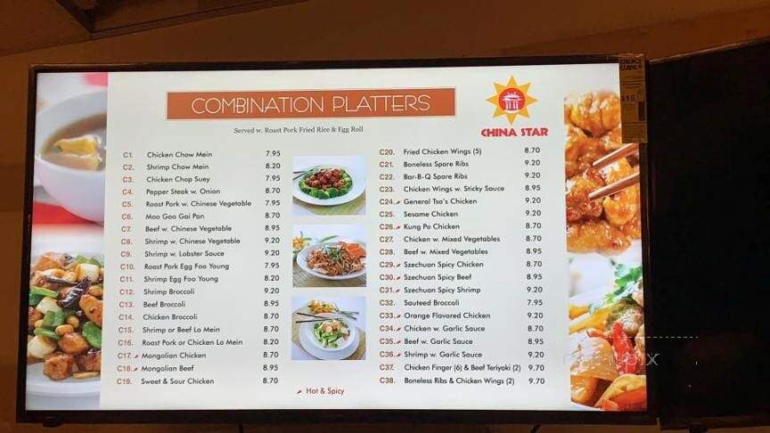 China Star - Putnam, CT menu_pic