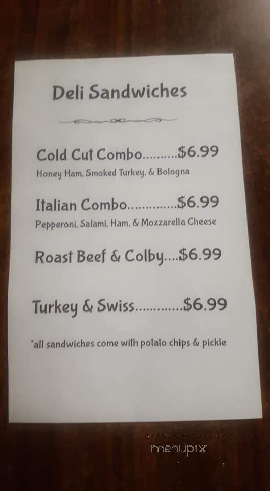 Pauls Tavern - Bicknell, IN menu_pic