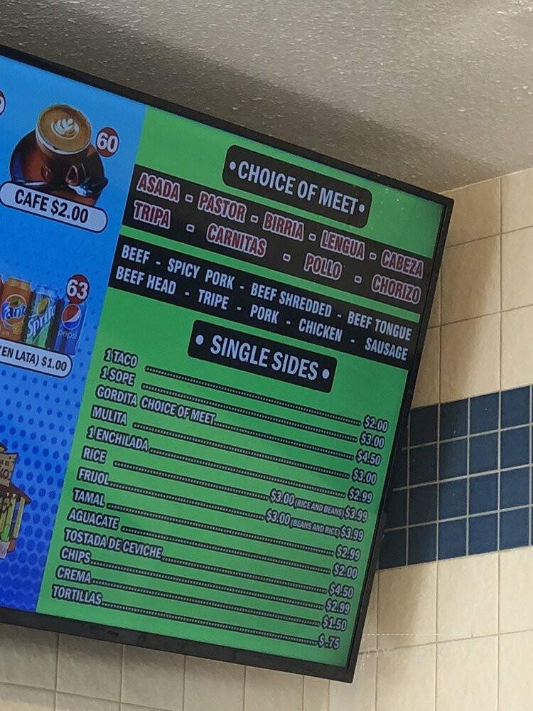 Taqueria el Kiosko - Oak Harbor, WA menu_pic