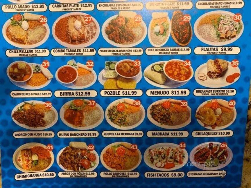 Taqueria el Kiosko - Oak Harbor, WA menu_pic