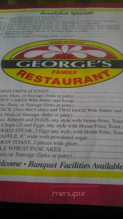 George's Family Restaurant - Elyria, OH menu_pic