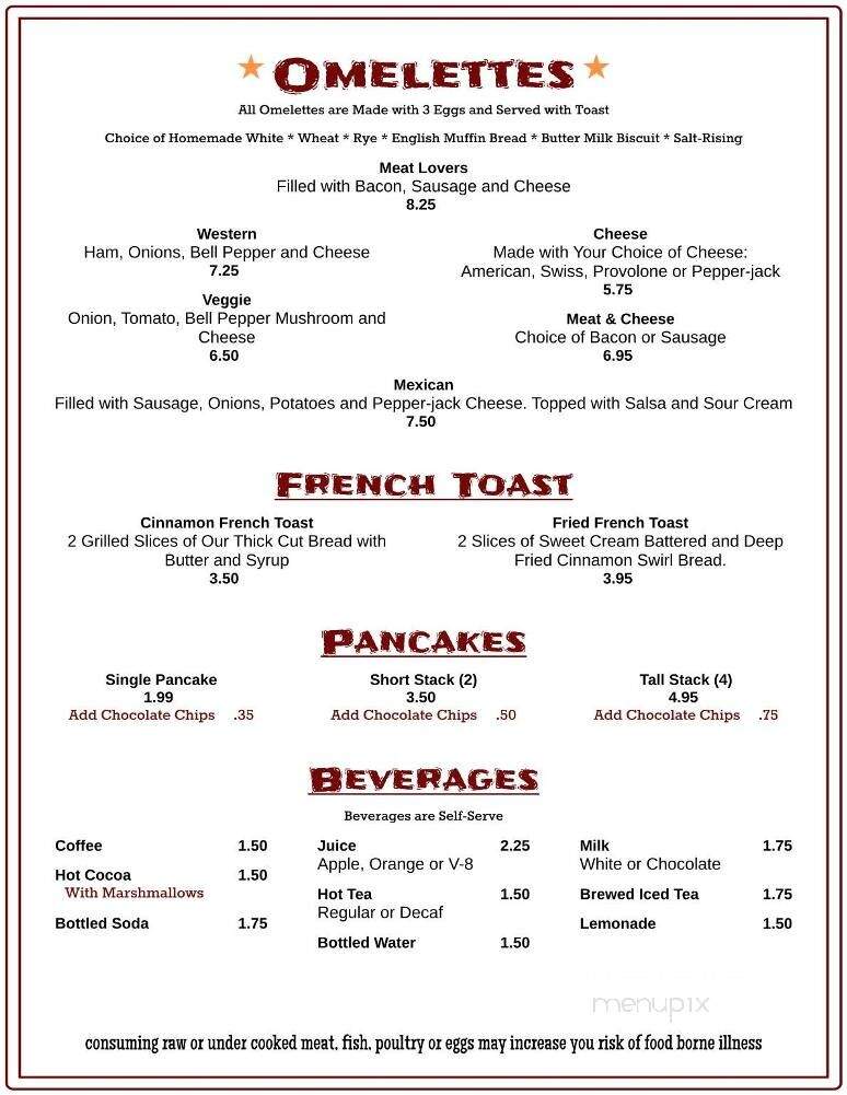 Shorts Tastee Pastry - Elkland, PA menu_pic