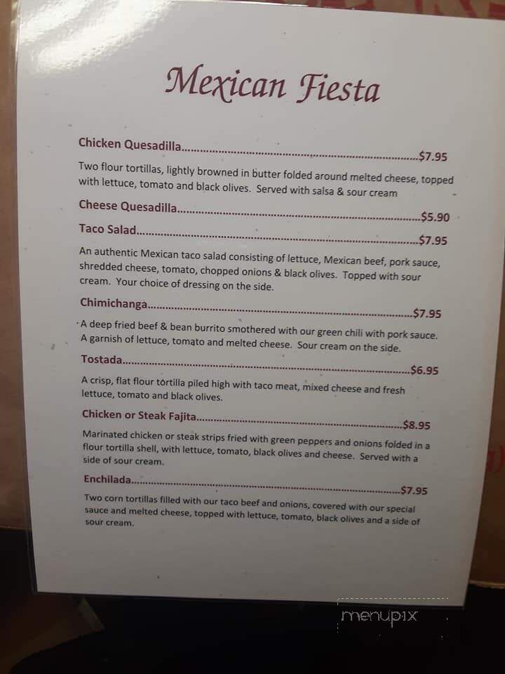 Stewy's Food & Spirits - Menominee, MI menu_pic
