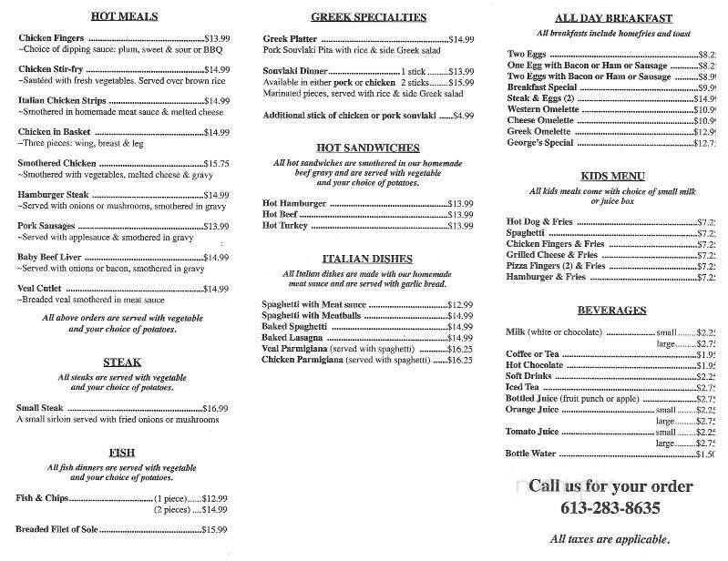 Country Diner Restaurant - Smiths Falls, ON menu_pic