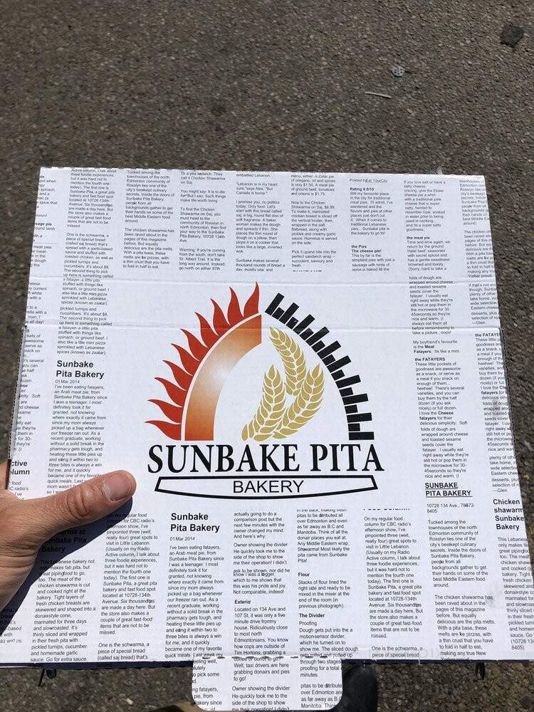 Sunbake Pita Bakery - Edmonton, AB