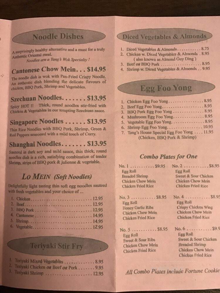 Tang's Village Restaurant - Strathroy, ON