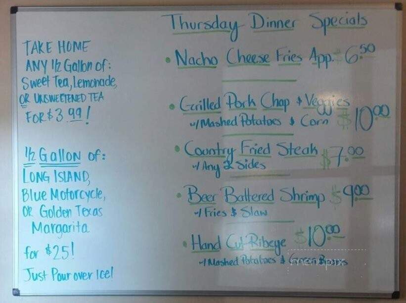 Frisby's Restaurant - Powhatan, VA menu_pic