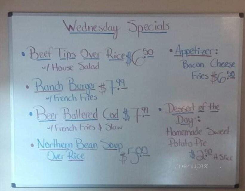 Frisby's Restaurant - Powhatan, VA menu_pic