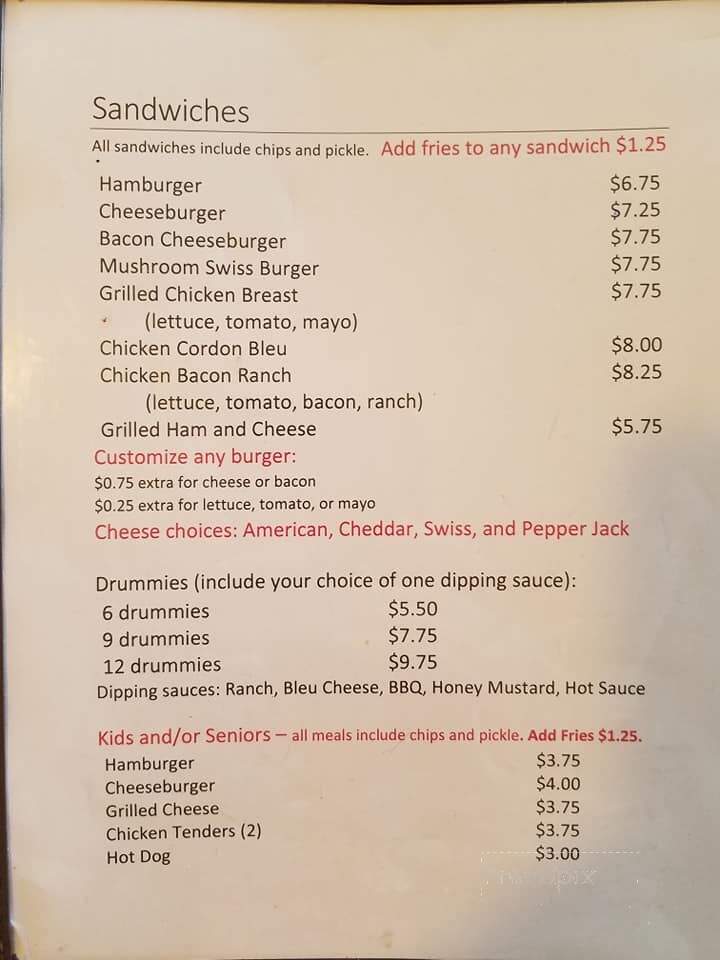Dockside Pub & Grille - Beaver Dam, WI menu_pic