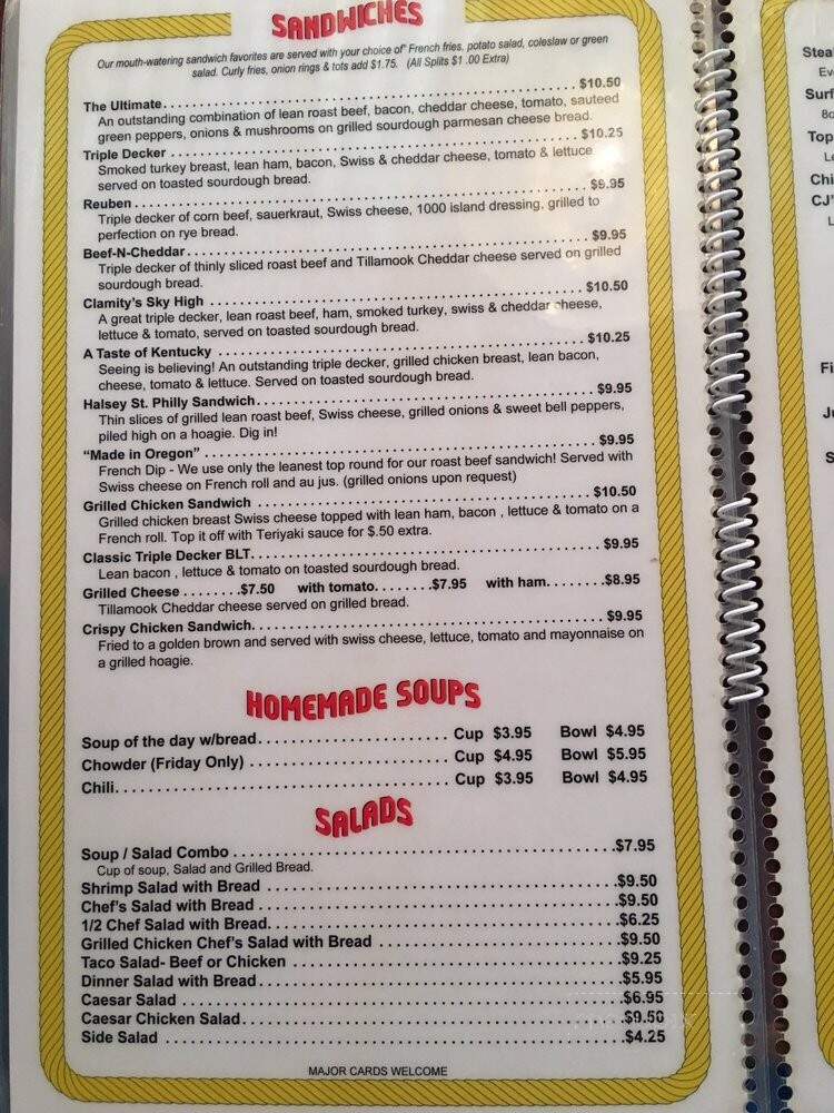 Clamity Jae's - Portland, OR menu_pic