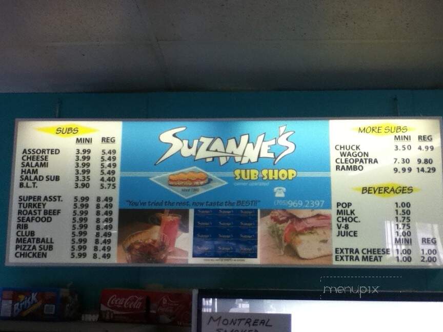 Suzanne's Sub Shop - Hanmer, ON