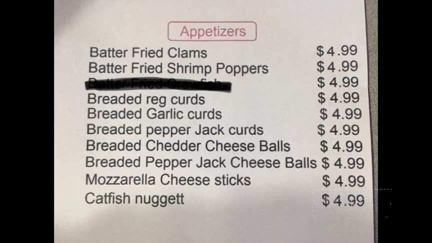 Poole Mill Restaurant - Poole, KY menu_pic