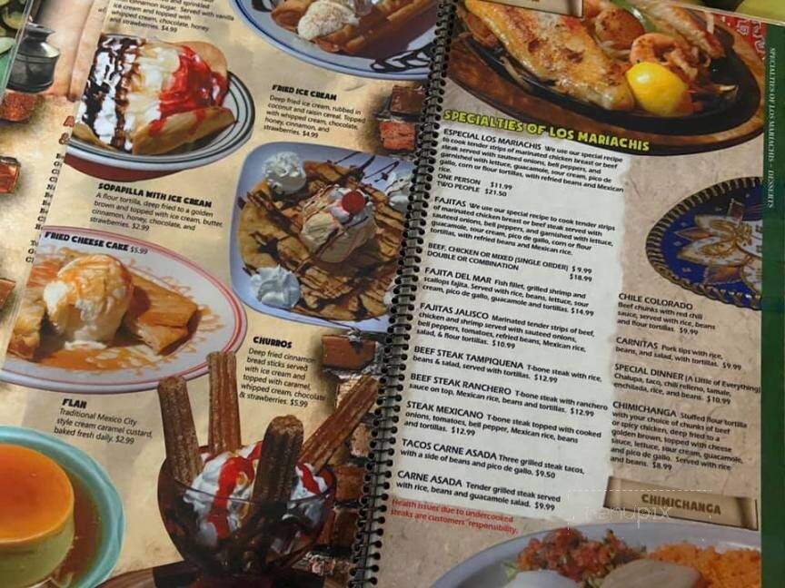 Los Mariachis - Scottsville, KY menu_pic