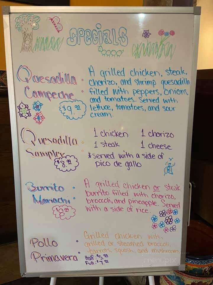 Los Mariachis - Scottsville, KY menu_pic